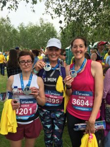 post race medal photo